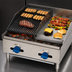 Thumbnail image #4 for Comstock-Castle 24-Inch Countertop Gas Char-Broiler/Griddle Combination with 12-Inch Griddle and Lava Broiler