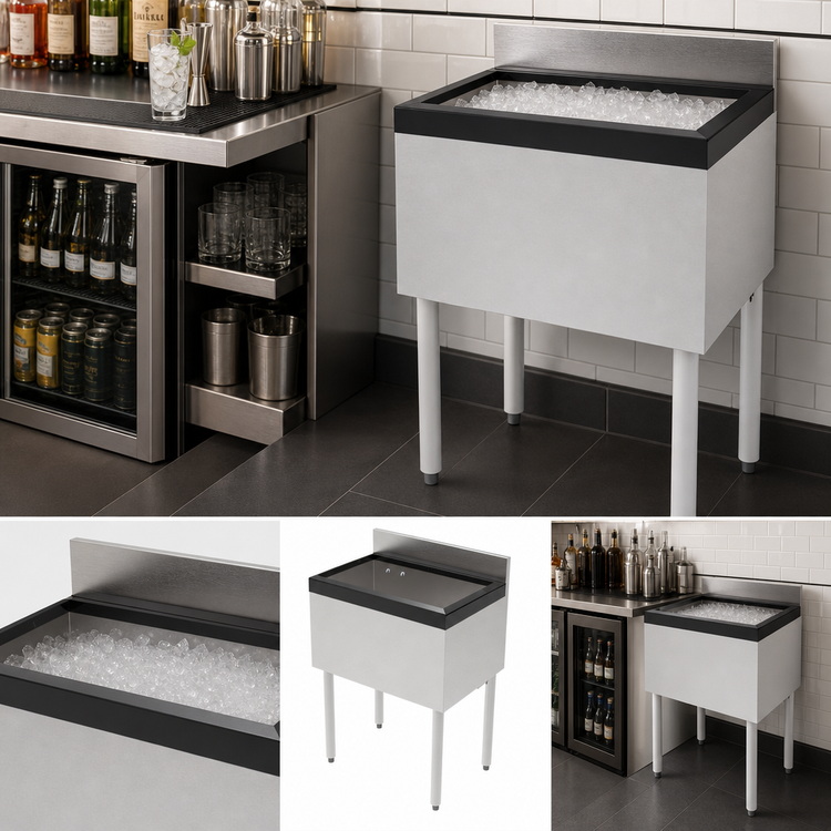 Product image #4 for Tobin Ellis Signature 30-Inch Modular Ice Chest, 64 lb. Capacity, 6-Inch Backsplash