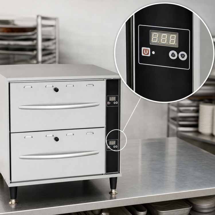 Product image #4 for Serv-Ware Electric 2-Drawer Holding Warmer