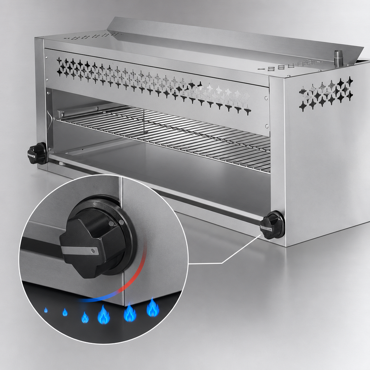 Product image #4 for Bake Tech Innovation Radiance 48-Inch Natural Gas Infrared Cheesemelter with Wall or Range Mount