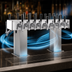 Thumbnail image #4 for Perlick Back-to-Back Bridge Tee Countertop Glycol-Cooled Draft Beer Tower with 16 Faucets