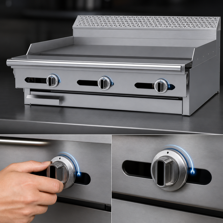 Product image #4 for Garland Cuisine Series 36-Inch Heavy Duty Gas Griddle Top Modular Range