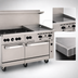 Thumbnail image #4 for Wolf Challenger XL™ 60-Inch Gas Restaurant Range with 6 Open Burners, 24-Inch Manual Griddle, and 2 Standard Ovens