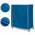 Thumbnail image #4 for Metro Waterproof Vinyl-Nylon Coated Banquet Cart Cover, 72W x 24D x 62H, Mariner Blue