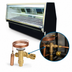 Thumbnail image #4 for Howard-McCray 34E Series 100-1/2 Inch Wide Red Meat Service Case, Straight Glass, Remote Refrigeration