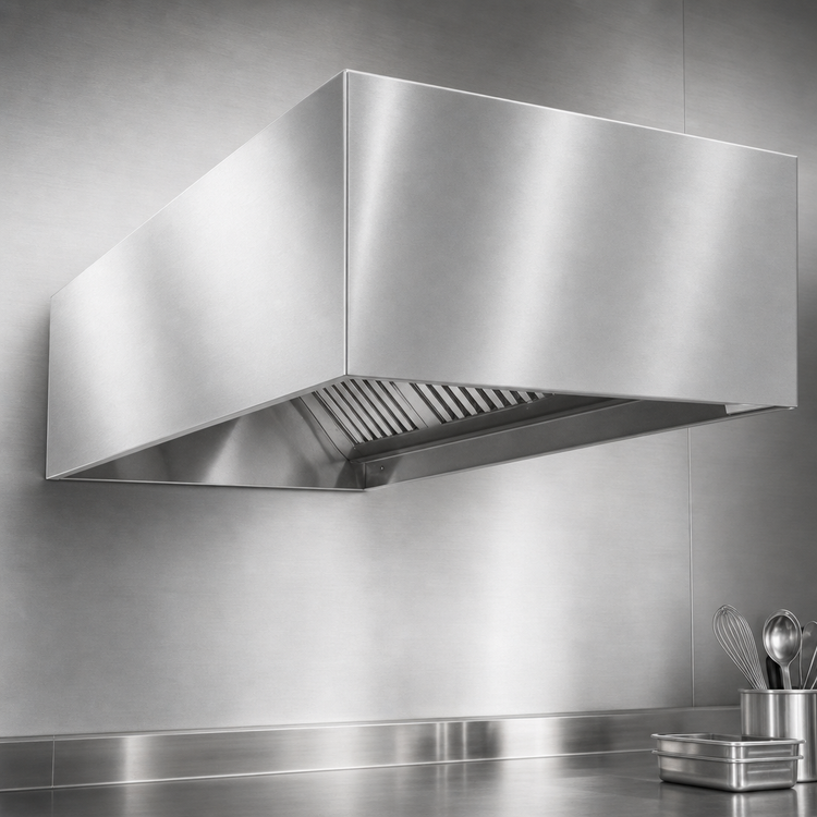 Product image #4 for SpecAir HEB96-48 Wall-Mounted Exhaust-Only Commercial Kitchen Hood