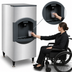 Thumbnail image #4 for Scotsman iceValet HD22B-1 Hotel/Motel Floor Model Ice Dispenser for 22-Inch Top-Mount Cube Ice Makers, 120 lb Capacity