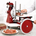 Thumbnail image #5 for Volano Trento 14-9/16-Inch Manual Flywheel Meat Slicer with Built-In Sharpener