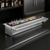 Thumbnail image #4 for Glastender DI-MDR30 Drop-In Stainless Steel Mixology Well & Drink Rail, 30-Inch Wide