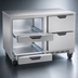 Thumbnail image #4 for Beverage-Air UCRD48AHC-4 2-Section 48-Inch Undercounter Refrigerator with 4 Drawers, Self-Contained Rear-Mounted