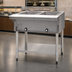 Thumbnail image #4 for Eagle Group DHT2-240-1X Electric Open-Base Hot Food Table with 2 Dry Wells, 33 Inch Wide, 240V