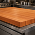 Thumbnail image #4 for Boos Block American Cherry Edge Grain Kitchen Countertop with Varnique Finish, 72 x 32 x 3 Inches