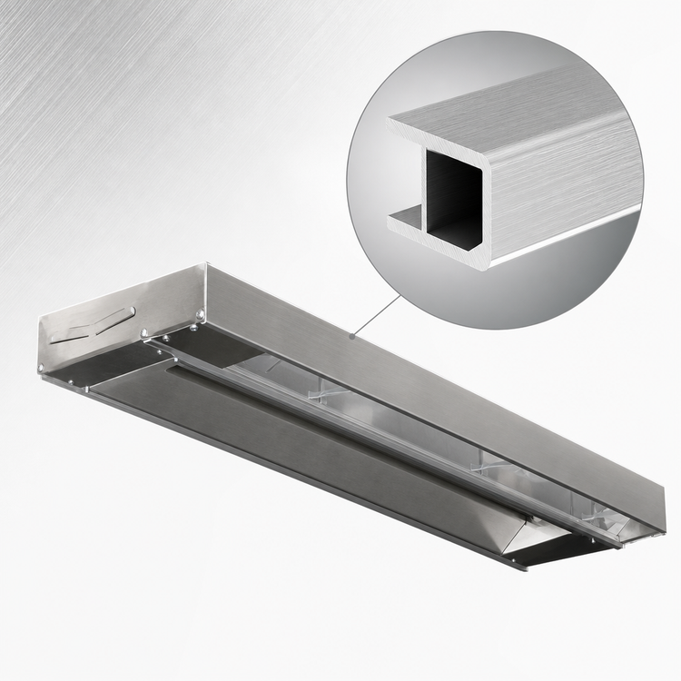 Product image #4 for Eagle RedHots 54-Inch Single Rod Unlighted Strip Heat Lamp, 120V, 925W