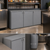 Thumbnail image #4 for Glastender CS1RB72 72-Inch Shallow-Depth Three-Section Remote Back Bar Cooler