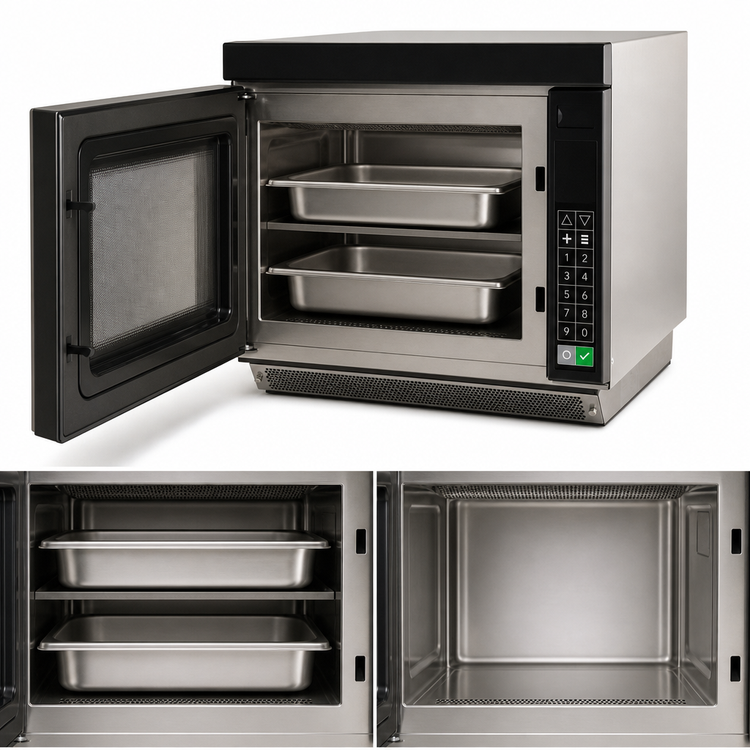 Product image #5 for Amana Commercial RC17S2 Heavy Volume Countertop Microwave Oven, 1.0 Cu. Ft., 1700 Watts