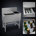 Thumbnail image #4 for Spec-Bar 42-Inch W x 24-Inch D Insulated Combo Ice Bin/Bottle Unit, 106 lb Capacity