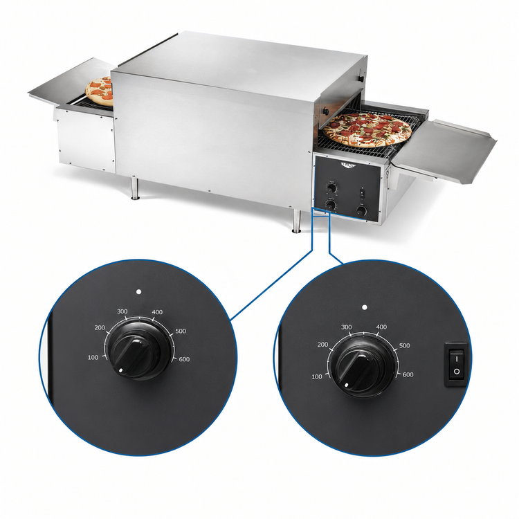Product image #4 for Vollrath Countertop Single-Deck Conveyor Pizza Oven, 68-Inch Wide, 220V