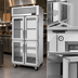 Thumbnail image #5 for Turbo Air PRO Series Pass-Thru Heated Pizza Holding Cabinet, One-Section, 28 Cu. Ft., Half Glass Doors