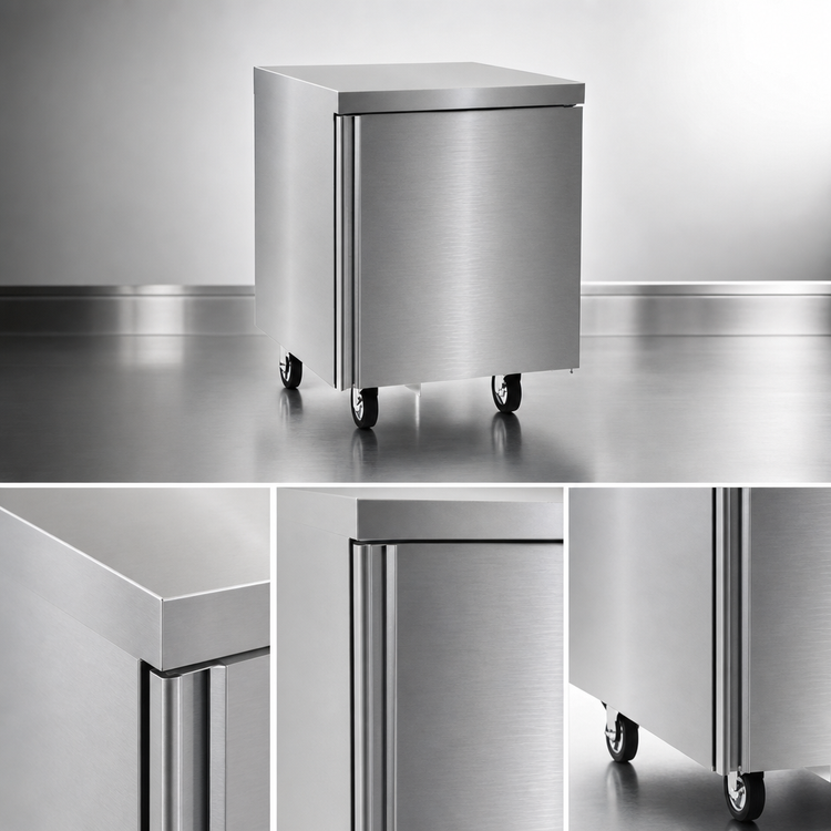 Product image #4 for Delfield 27-Inch Single-Section Front-Breathing Undercounter Freezer Worktop Base with One Door
