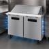 Thumbnail image #4 for Hoshizaki Steelheart SR48B-12M 48-Inch Two-Section Mega Top Prep Refrigerator