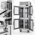 Thumbnail image #4 for Turbo Air PRO Series Pass-Thru Heated Holding Cabinet with Glass Half Doors, 1 Section, 28 Cu. Ft.