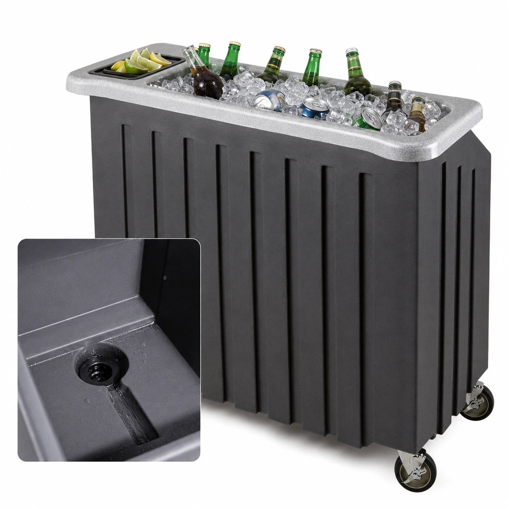 100-lb Ice Sink with Drain