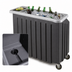 Thumbnail image #5 for Cambro CamBar 54-Inch Designer Decor Portable Beverage Bar with 100-lb Ice Sink and 5-Bottle Speed Rail