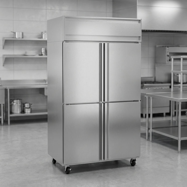 Product image #3 for Continental Refrigerator D1FNSAPTHD Designer Line 1-Section Pass-Thru Commercial Freezer with Half Solid Doors