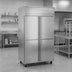 Thumbnail image #3 for Continental Refrigerator D1FNSAPTHD Designer Line 1-Section Pass-Thru Commercial Freezer with Half Solid Doors
