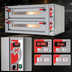 Thumbnail image #4 for Trento Fuoco Series Double-Chamber Electric Deck Pizza Oven, 56-3/4 Inch Wide, 18 kW