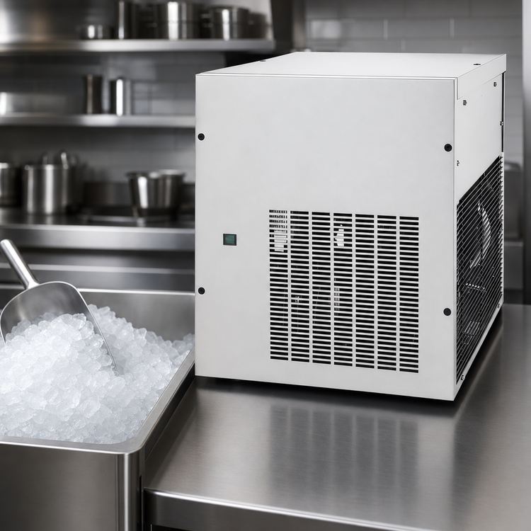 Product image #4 for Brema G160A HC Flake Ice Machine, 380 lb/Day, Air Cooled, BIN110 Compatible