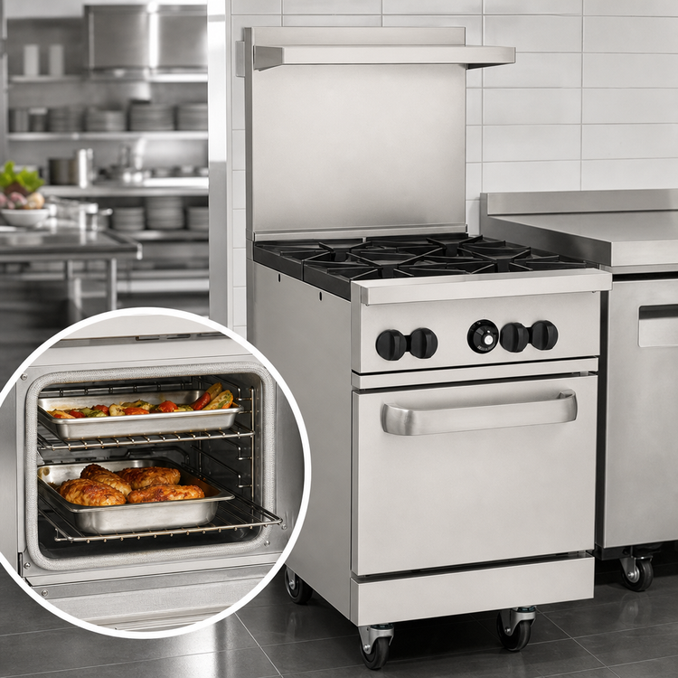 Product image #4 for Wolf Challenger XL 24-Inch Commercial Gas Range with 4 Burners and Standard Oven