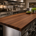 Thumbnail image #4 for Boos Block 84-Inch x 32-Inch Full-Length Edge Grain American Black Walnut Kitchen Countertop with Varnique Finish