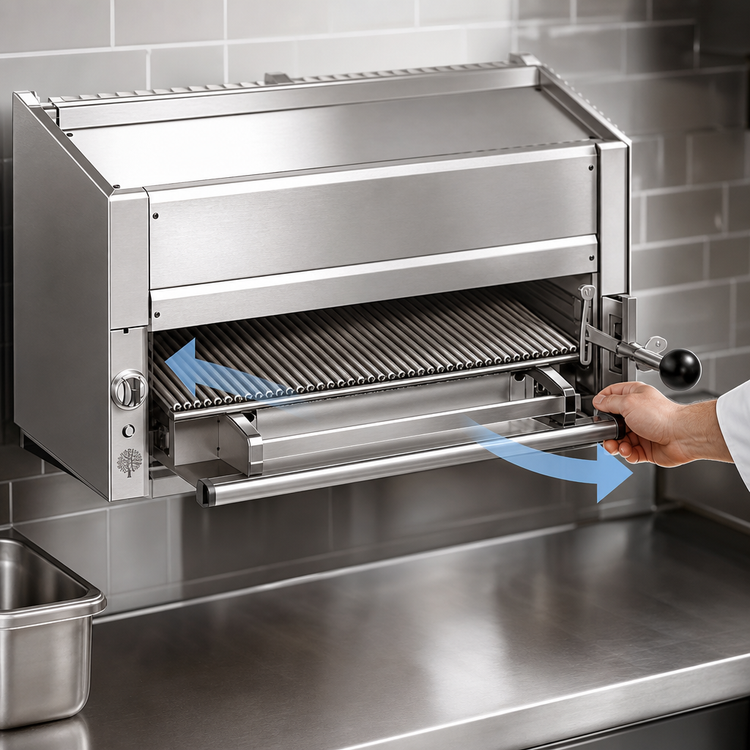 Product image #4 for Bistro 36-Inch Wall-Mount Gas Salamander Broiler with Infrared Burners