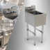 Thumbnail image #4 for Advance Tabco Underbar Basics™ Freestanding Stainless Steel Underbar Hand Sink with Faucet, 15