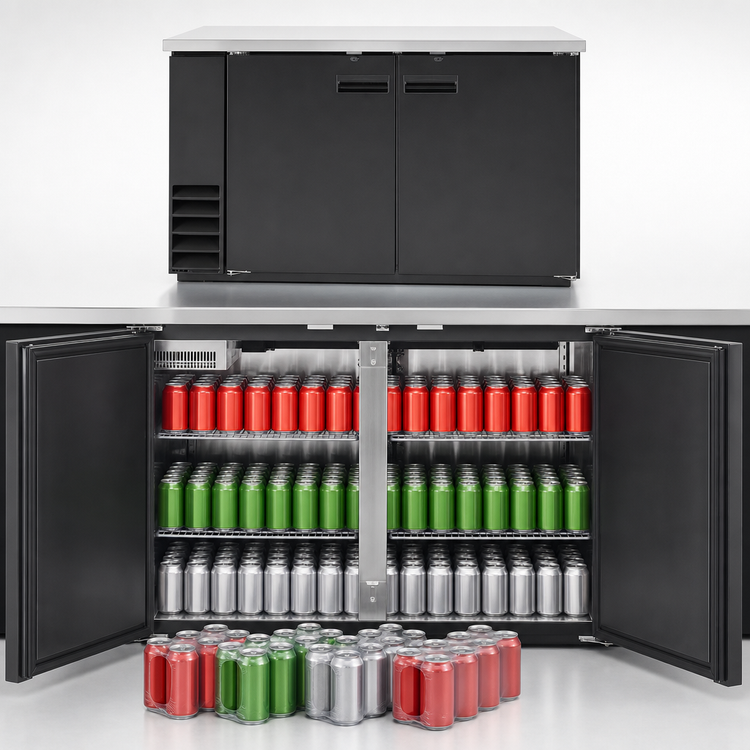 Product image #4 for Arctic Air ABB60 61-Inch Two-Section Back Bar Refrigerator with Solid Locking Doors