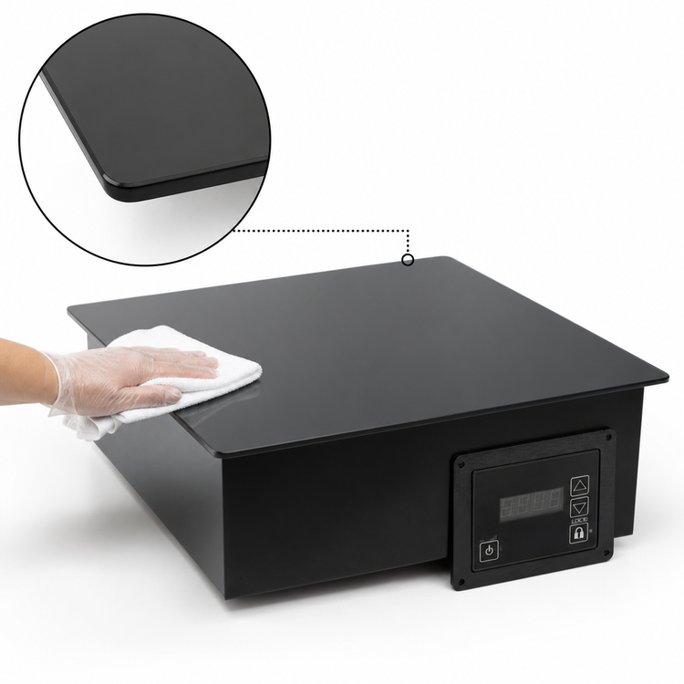 Product image #4 for CookTek Silenzio™ Single-Burner Drop-In Induction Buffet Warmer, 15-Inch Square, 650W