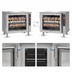 Thumbnail image #4 for FWE Handy Line Countertop Side-Loading Heated Holding Cabinet, 4 Full-Size Pan Capacity, Lexan Door