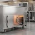Thumbnail image #3 for Atlas Metal INFHB-3 Mobile Hot Food Unit, 3 Well, Electric