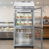 Thumbnail image #3 for Continental Refrigerator 1FXSNSSGDHD One-Section Extra-Wide Shallow Depth Display Freezer with Half Hinged Glass Doors