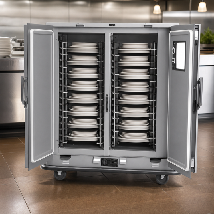 Product image #4 for Metro Heated Two-Door Insulated Stainless Steel Banquet Holding Cabinet, 120 Plate Capacity, 120V