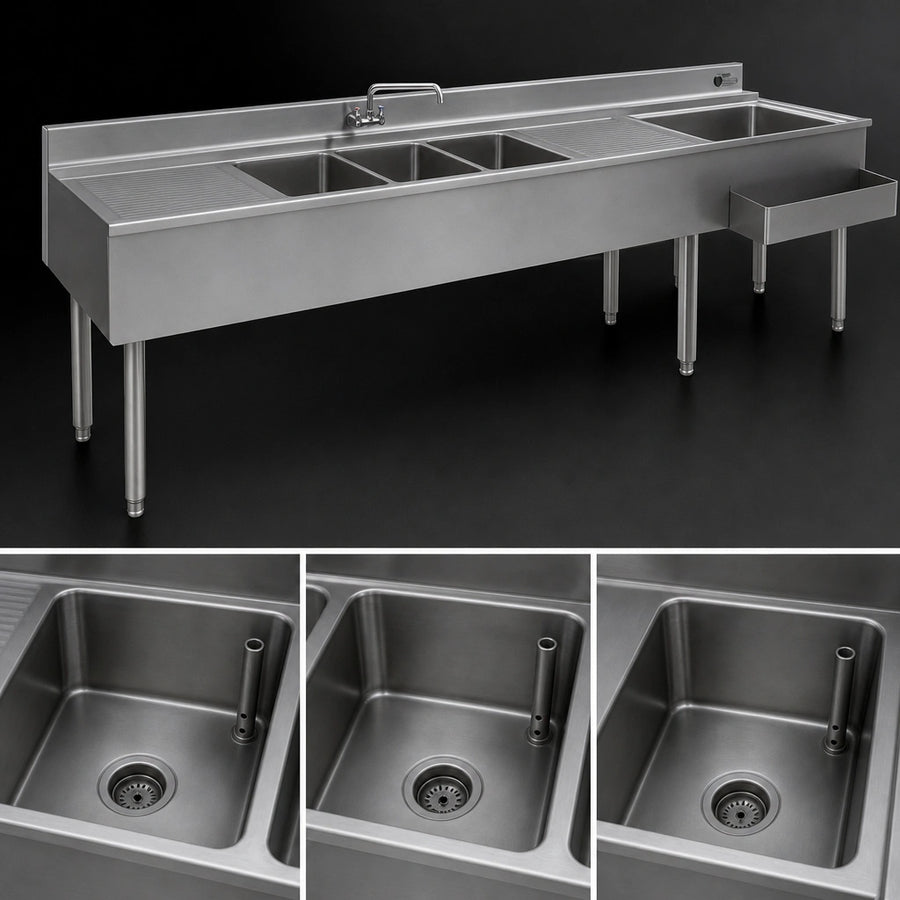 Three-Compartment Sink