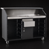 Thumbnail image #4 for Deluxe Portable Indoor Bar with Stainless Steel Work Surface, Ice Bin, Speed Rails, and Locking Cabinet
