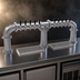 Thumbnail image #4 for Glastender Pipe Bridge Countertop Draft Dispensing Tower with 10 Faucets, Air-Cooled