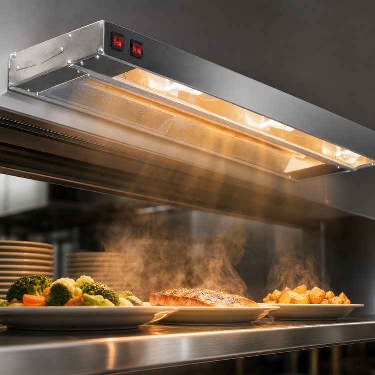 Product image #4 for Eagle RedHots 132-Inch High-Watt Unlighted Single Strip Heat Lamp, 240V, 3.12 kW