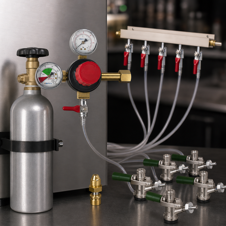 Product image #4 for Krowne Nitro Beer Kit for 5-Faucet Beer Dispensers
