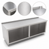 Thumbnail image #4 for John Boos Modular Base Open Front Cabinet Work Table, 144W x 30D, 14-Gauge 300-Series Stainless Steel Top, 1-1/2