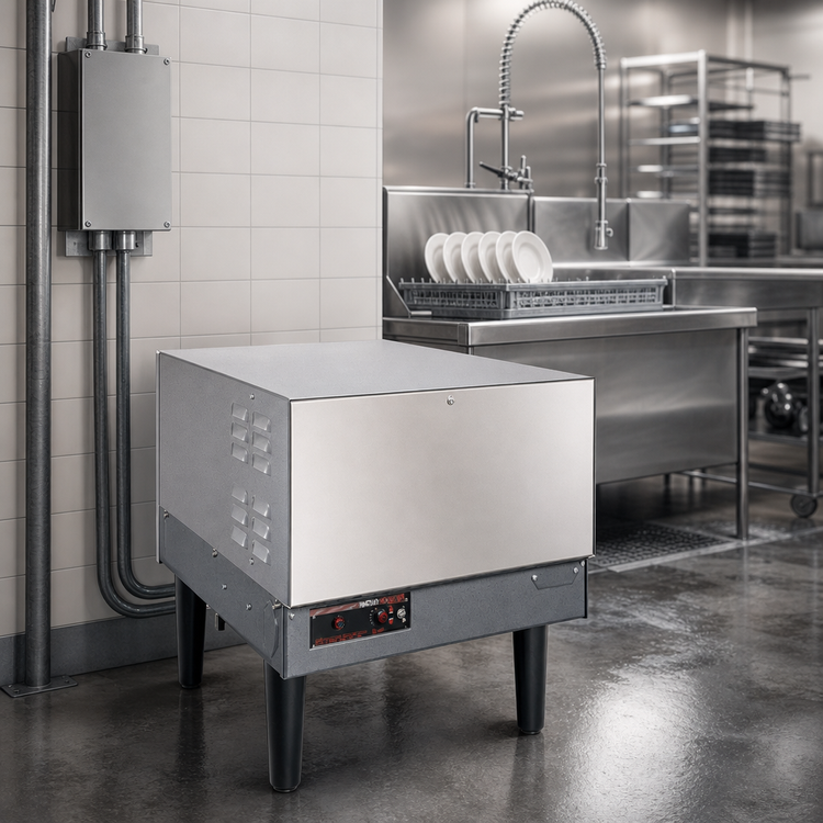 Product image #4 for Compact Floor Model Electric Booster Water Heater, 6 Gallon, 57 kW, 208V, 3-Phase