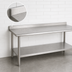 Thumbnail image #4 for Duke 108 x 24-Inch Stainless Steel Underbar Work Table with 1-1/8-Inch Riser and Undershelf