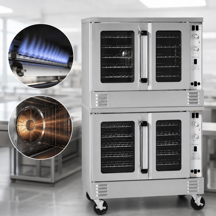 Product image #4 for Southbend Platinum Bakery-Depth Double-Deck Gas Convection Oven